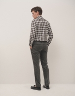 Charcoal grey wool trousers