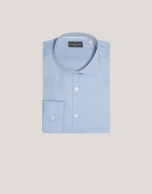 Light blue twill dress shirt