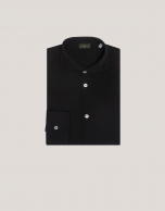 Camisa sport piqué negro