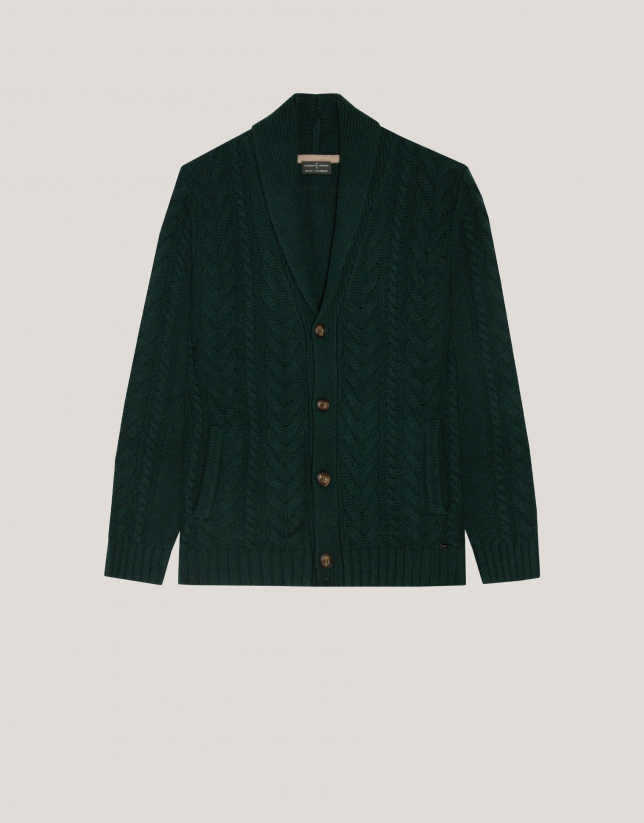 Chaqueta ochos verde