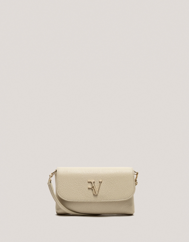 Beige leather Rita handbag