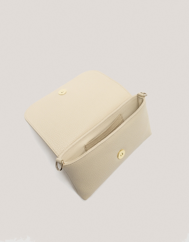 Beige leather Rita handbag