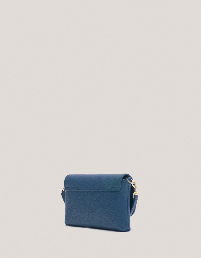 Blue leather Rita handbag