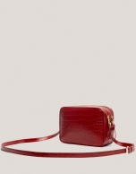 Red alligator Taylor shoulder bag