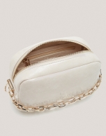 Bolso bandolera Bazin Beige