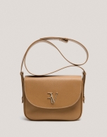 Camel grained leather Cuca Maxi shoulder bag