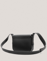 Black grained leather Cuca Maxi shoulder bag