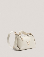 Ivory leather Margot Metal shoulder bag