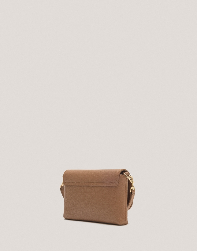 Camel leather Rita handbag