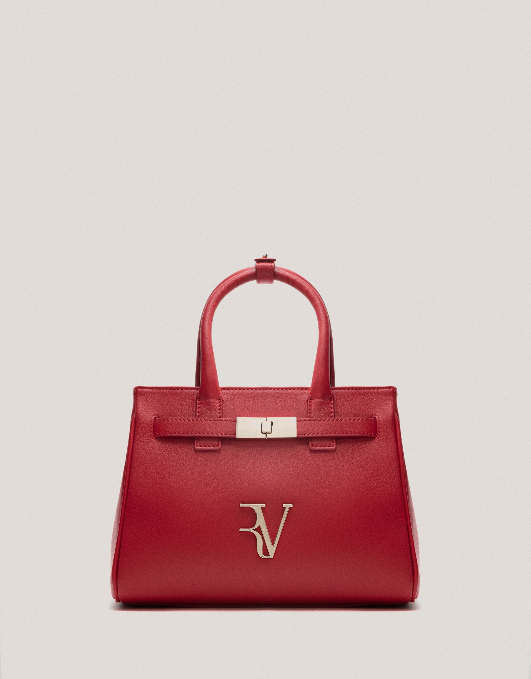 Red leather Mini Emily Satchel bag