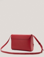 Bolso bandolera Emily Satchel piel rojo