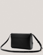 Black leather Emily Satchel shoulder bag 