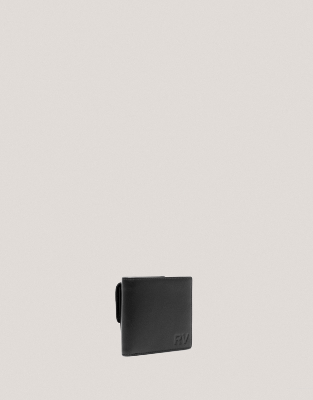 Black leather Mim wallet